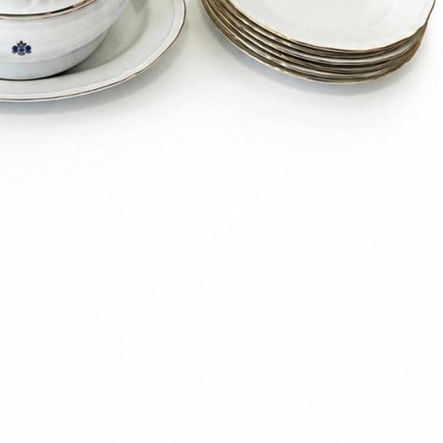 Porcelain Dinner Service from Royal Kent Fine Porcelain, Set of 31 For Sale - Image 5 of 6