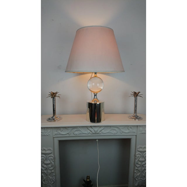 Glass Glass Ball Lamp by Philippe Barbier, 1950s For Sale - Image 7 of 12