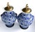 Ceramic Massive Pair of Chinese Blue & White Urn-Form Lamps For Sale - Image 7 of 8