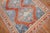 Textile Vintage Zabihi Collection Caucasian Kazak Square Accent Size Rug - 4'3" x 5'1" For Sale - Image 7 of 9