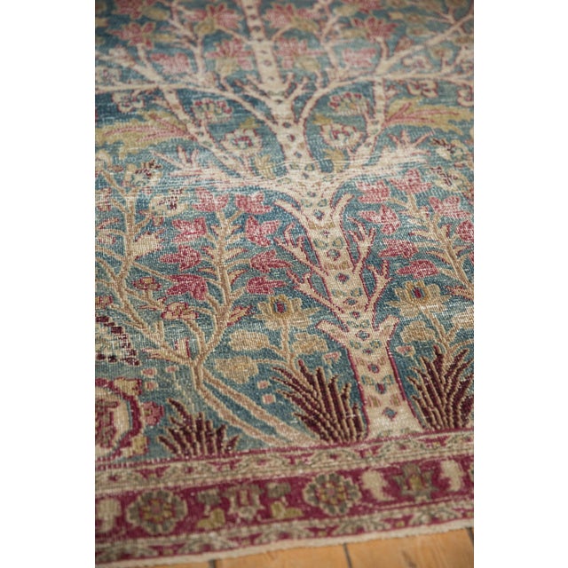 Textile Vintage Distressed Meshed Rug - 4'4" x 6'9" For Sale - Image 7 of 11