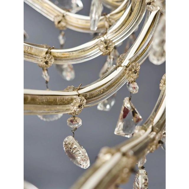 Large Crystal Maria Theresa 18-Light Chandelier For Sale - Image 13 of 13
