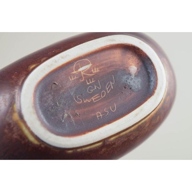 Gunnar Nylund Brown and Grey Glazed Stoneware Pitcher by Gunnar Nylund for Rörstrand For Sale - Image 4 of 5