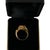 Traditional Vintage Mavito 18k Yellow Gold Rubellite / Pink Tourmaline Cabochon Ring Size 5.5 Usa 1980s-1990s For Sale - Image 3 of 6