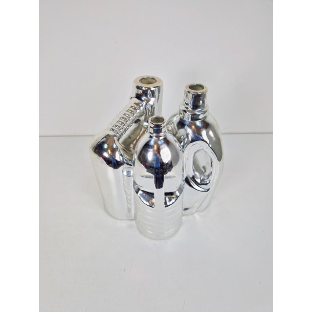 Pols Potten Ceramic vase cleaning products silver ceramic Dutch Design Vintage Dutch design vase made by Pols Potten....