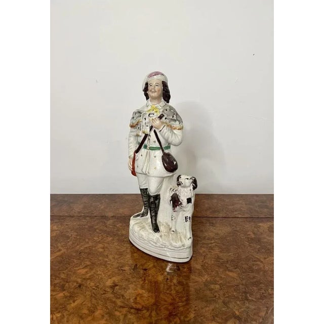 Large Victorian Staffordshire Figure, 1880s For Sale - Image 6 of 7