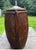 Vintage Coastal Monumental Pencil Reed Lidded Basket For Sale - Image 4 of 12