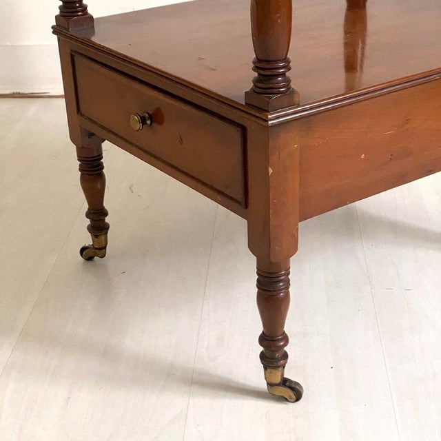 Antique Mahogany Veneer Side Table, 1890s For Sale - Image 5 of 9