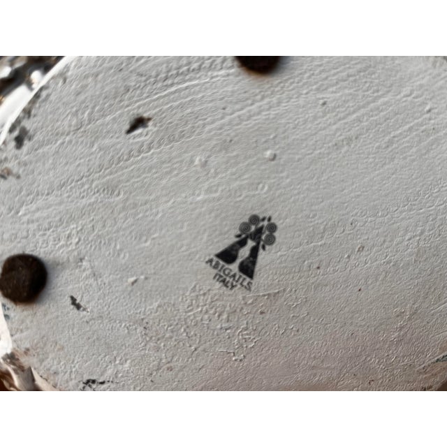 Large Early 21st Century Textured Ceramic Bowl/Centerpiece by Abigails Italy. For Sale - Image 10 of 13