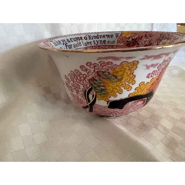 Mid 19th Century Hand Painted Staffordshire Oversized Cup and Saucer For Sale - Image 12 of 17