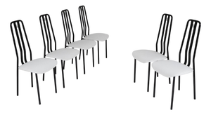 Cattedral 100 Chairs by Giorgio Cattelan for Cidue, Italy, 1980s, Set of 6