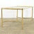 French Midcentury Brass & Glass Faux Bamboo Coffee Table For Sale - Image 10 of 10