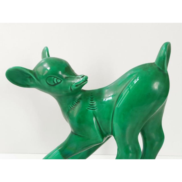 Very good condition, a very small flaw on the left leg: see photo. Height 30 cm. Length 30 cm. Width 15 cm. Superb piece.