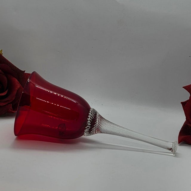 Art Deco Jones Glass Handmade Bell For Sale - Image 3 of 8