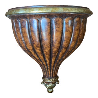 Maitland-Smith Wood Wall Sconces For Sale