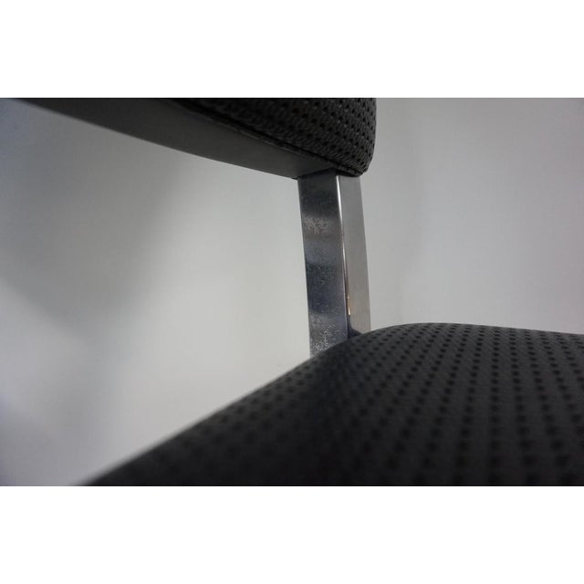 Art Deco Machine Age Industrial Chrome & Leatherette Dining Chairs, 1950s, Set of 4 For Sale - Image 11 of 16