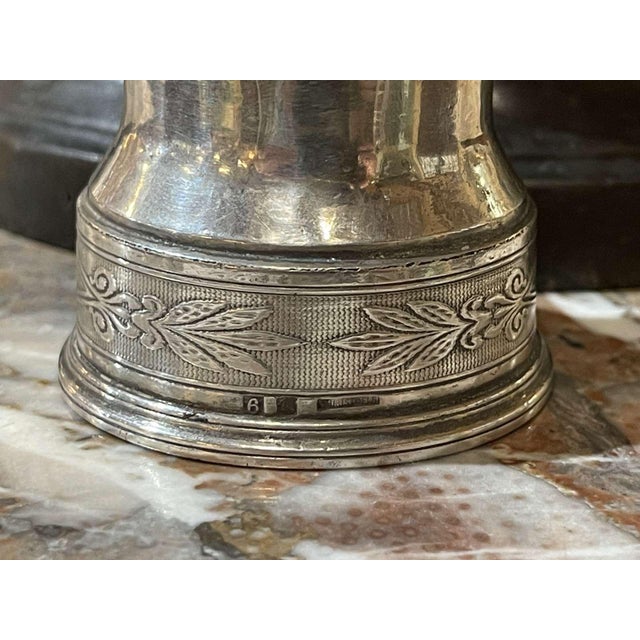Early 20th Century Silver-Plated Pepper Mill from Christofle For Sale - Image 4 of 9