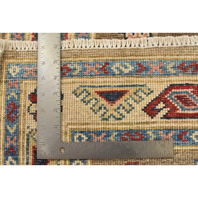 Kazak Runner 2’8” X 7’10” Brown Wool Tribal Hand-Knotted Oriental Rug For Sale - Image 14 of 14