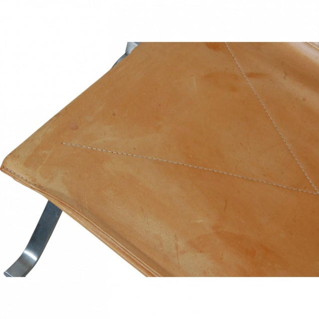 PK-22 Chair in Natural Leather by Poul Kjærholm, 1990s For Sale - Image 11 of 18