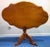 Folding Cherry Wood Side Table with Tripod Stand For Sale - Image 4 of 6