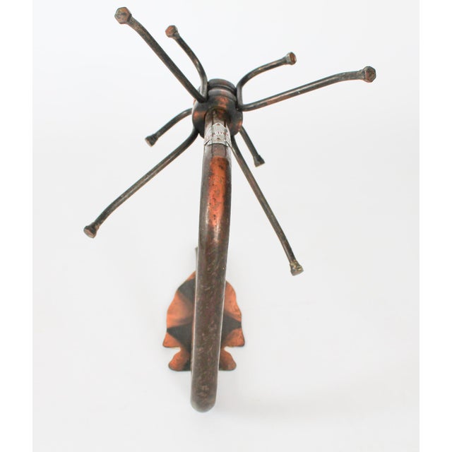 Vintage 'PeeDee' Japanned Wall Tree Coat / Hat Rack For Sale In Milwaukee - Image 6 of 9