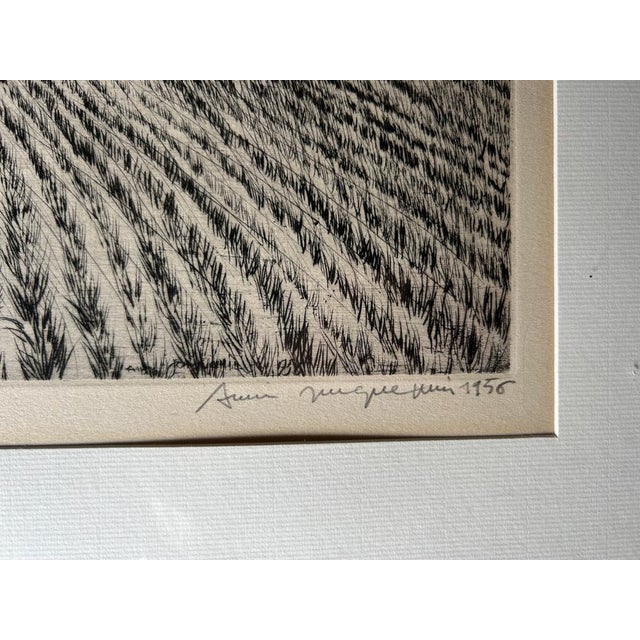 1950s André Jacquemin, My Native Land, 1956, Engraving For Sale - Image 5 of 13