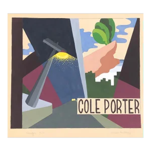 Cole Porter Mid-Century Painting by Louise Bulkley