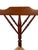 Brown Antique French Provincial Triangular Corner Chair in Beech Frame, 1900s For Sale - Image 8 of 11
