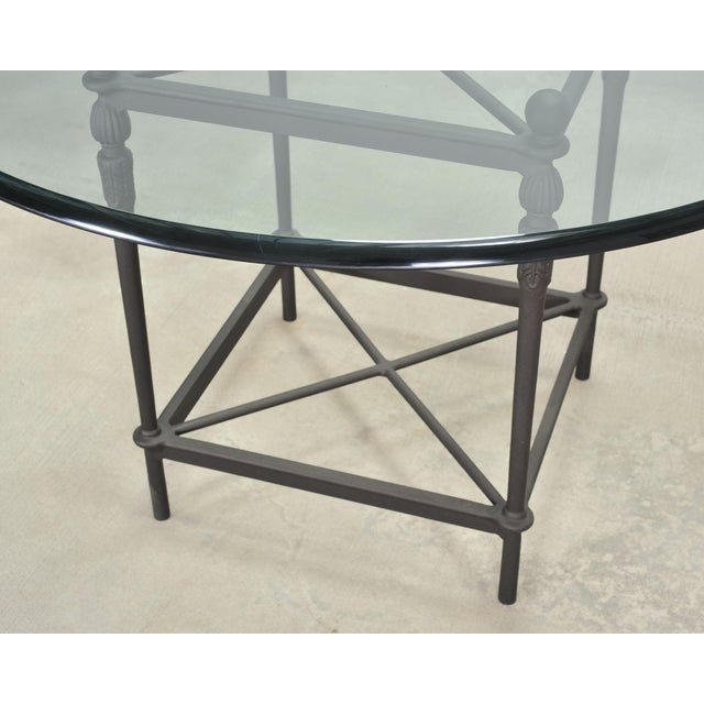 Michael Taylor Montecito Round Center or Garden Dining Table For Sale - Image 10 of 18