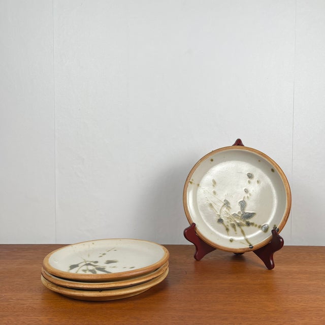 1970s Vintage La Colombe Flat Plates, 1960s, Set of 4 For Sale - Image 5 of 8