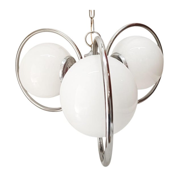 UFO Lamp form Stilnovo, 1950s, in Very Good conditions. Designed 1950 to 1959 Up to 250V (Europe/UK Standard).The wiring...