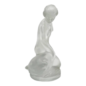 1970s Leda and the Swan Figurine by Lalique France