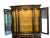 Ethan Allen Ethan Allen Hand Painted Black Chinoiserie Asian China Display Cabinet For Sale - Image 4 of 10