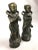 1920s Antique Chinese Brass Children Statues - a Pair For Sale - Image 4 of 11