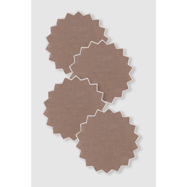 Coasters in 100% highest linen quality. Made in Spain by our craftspeople since 1880. Labeled by Maker,Labeled with...