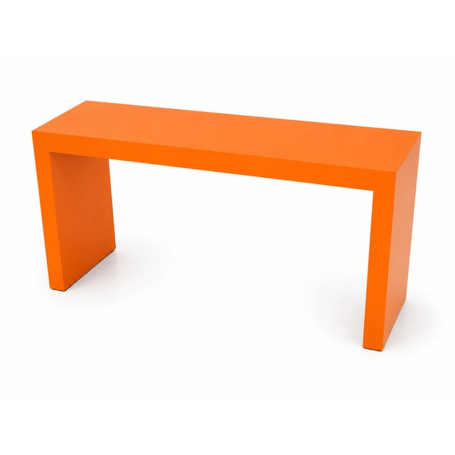 Mid-Century Modern Mid Century Modern Parsons Style Console For Sale - Image 3 of 5