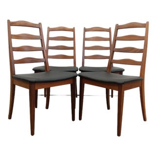 Set of 4 Vintage Mid Century Modern Dining Chairs by G Plan For Sale