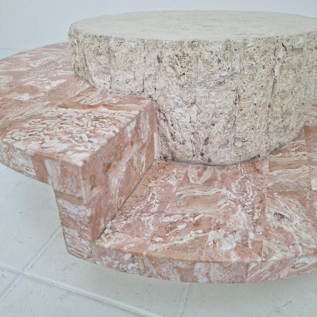 Fossil Stone Coffee Table by Magnussen Ponte, 1980s For Sale - Image 12 of 14