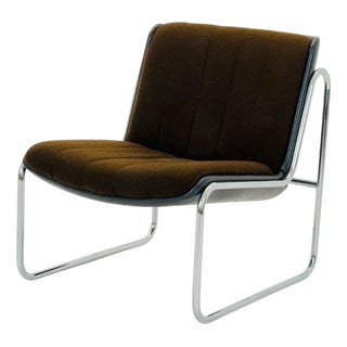 Mid-Century Modern Sling Lounge Chair by Peter Hoyte for Habitat, Italy, 1980s For Sale