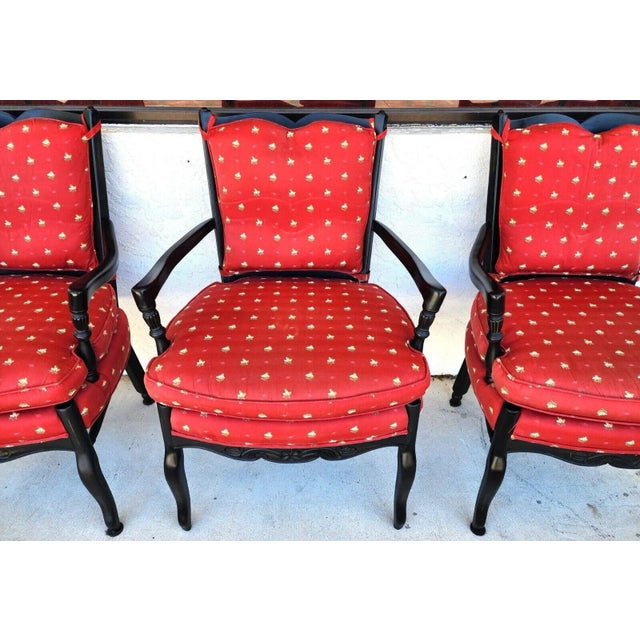 Wood French Country Dining Chairs by Pearson For Sale - Image 7 of 12