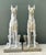 This impressive pair of vintage Great Dane sculptures captures the elegance, strength, and noble presence of the iconic...