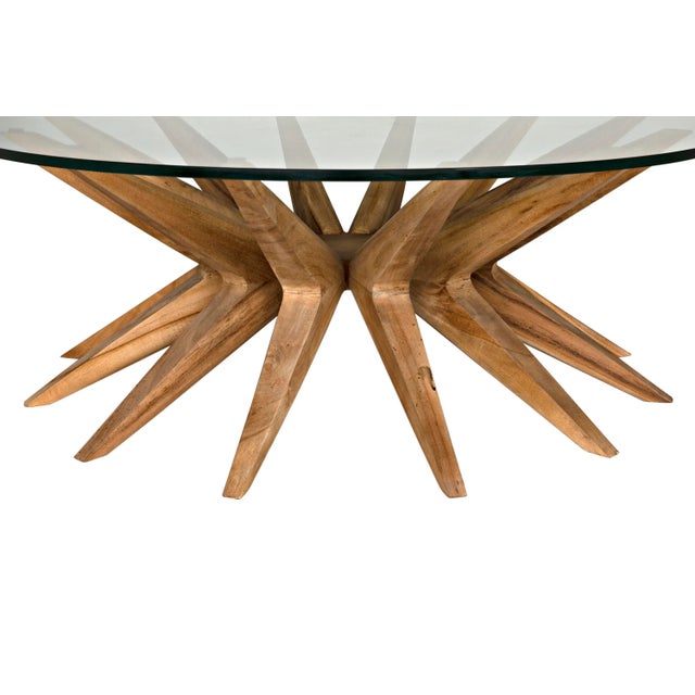 NOIR Waldo Coffee Table with Glass Top For Sale In Los Angeles - Image 6 of 11