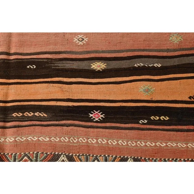 Handmade Kilim Rug For Sale - Image 6 of 11