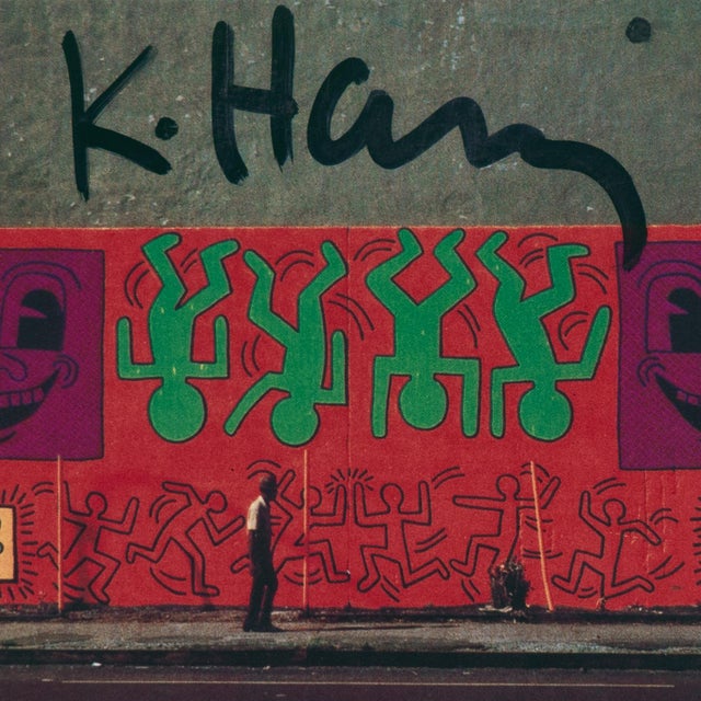 Hand signed by the artist in felt pen, upper center, 'K. Haring' for Keith Haring (American, 1958-1990), circa 1982. A...