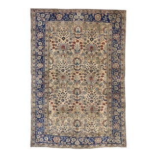 Antique Persian Sarouk Rug - 06'07 x 09'09 For Sale