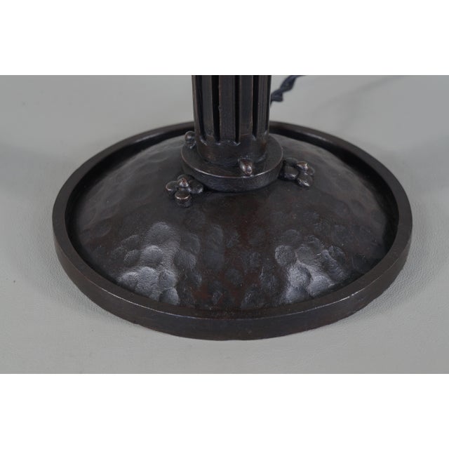French Art Deco Table Lamp by Daum Freres 1920s France For Sale - Image 10 of 13