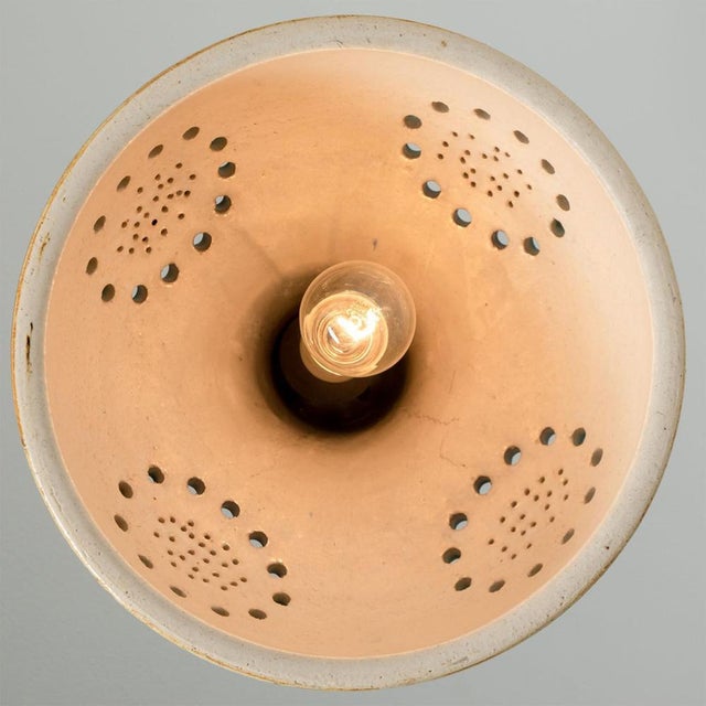 Danish Yellow Ceramic Pendant Light, 1970 For Sale - Image 4 of 18