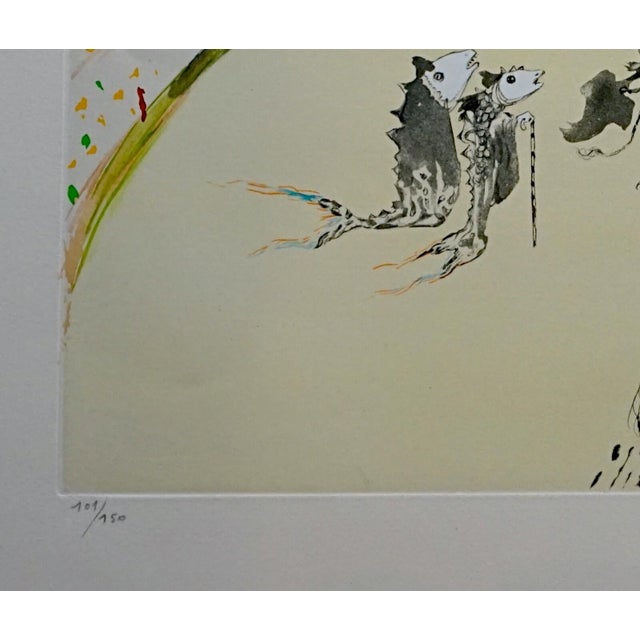 Salvador Dalí 1970s Salvador Dali Tauramachi Surrealiste Bullfight With Drawer For Sale - Image 4 of 5