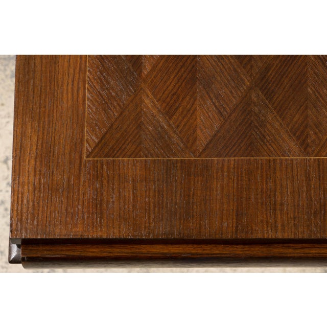 1930s French Parisian Art Deco Rosewood Dining Table For Sale - Image 15 of 18