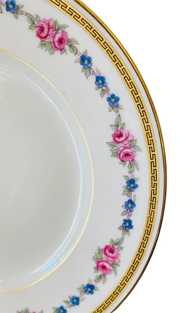L Bernardaud & Co Desert Plates, Set/12, Limoges, France | Chairish